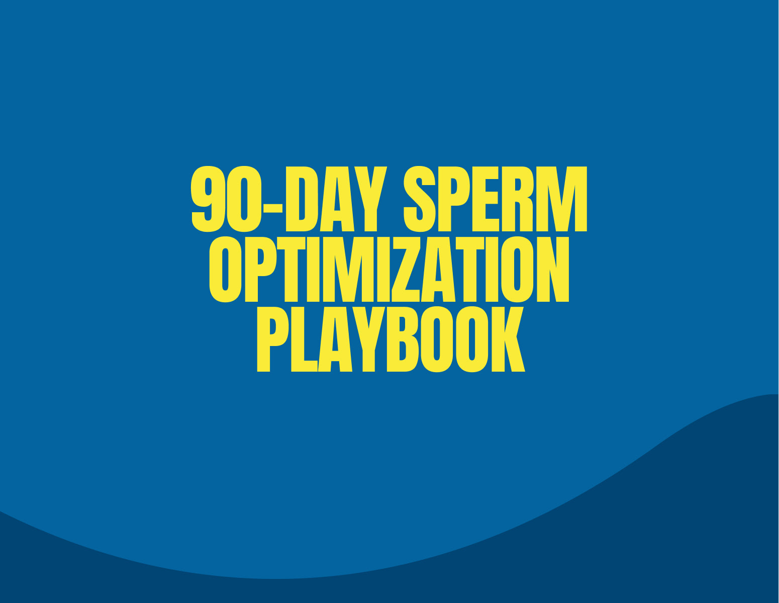 90-Day Plan for Low Morphology: What to Do (Week by Week) – SWMR Fertility